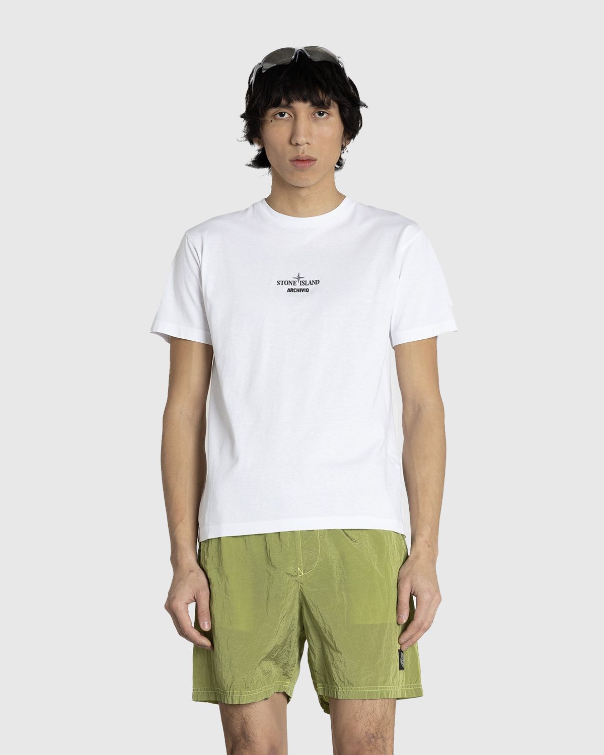 Ensemble short tee shirt stone island hot sale